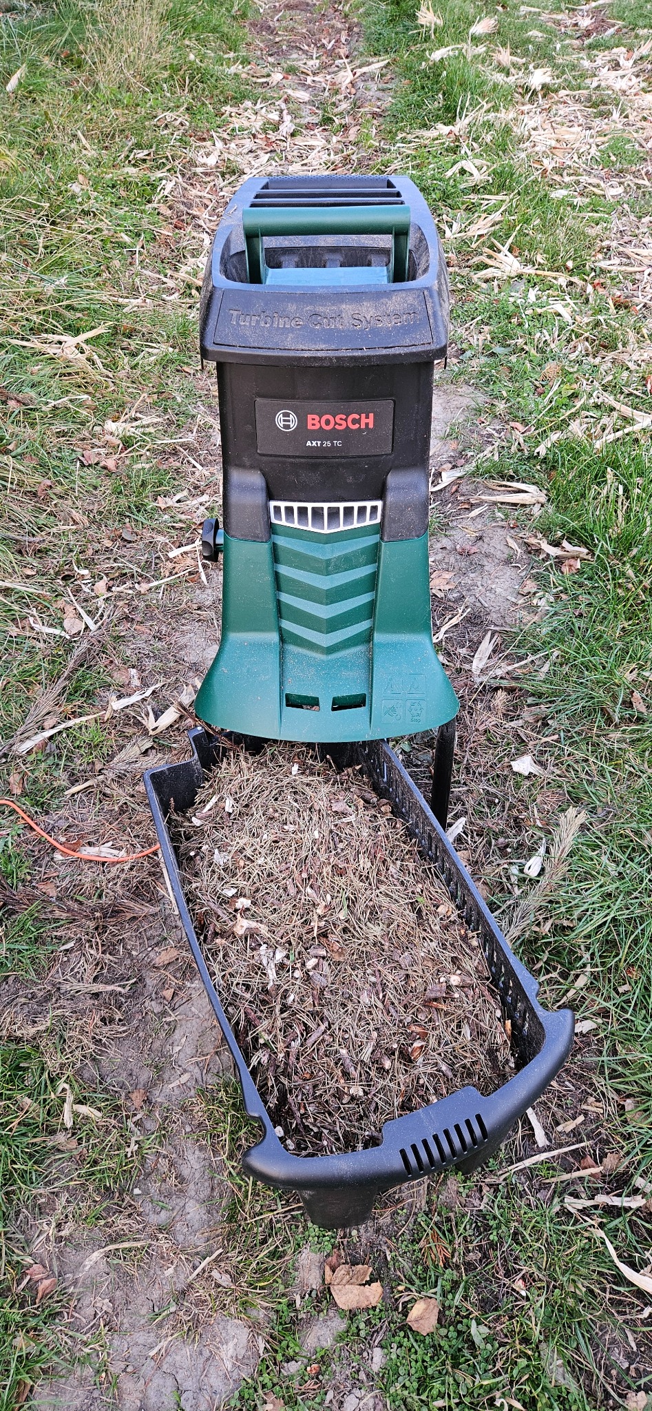 Mielenie resztek z ogrodu