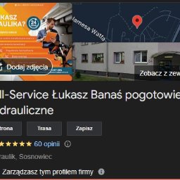 Full-Service Łukasz Banaś - Rewelacyjne Przepychanie Kanalizacji Sosnowiec