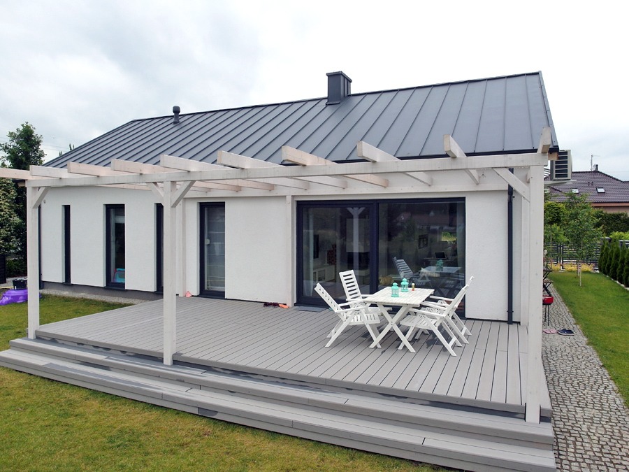 Montaż tarasu kompozytowego Twinson. Realizacja w Poznaniu.