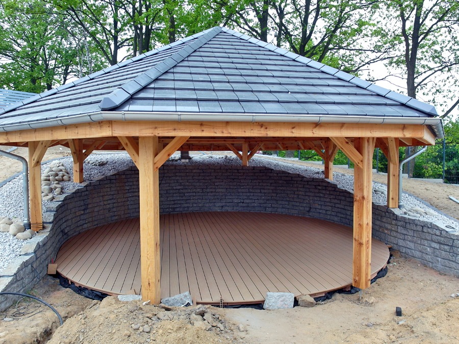 Montaż tarasu kompozytowego. Realizacja w Bolesławcu.