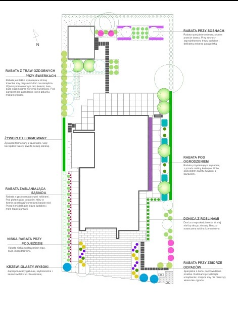 Projekt ogrodu nowoczesnego. Wrocław