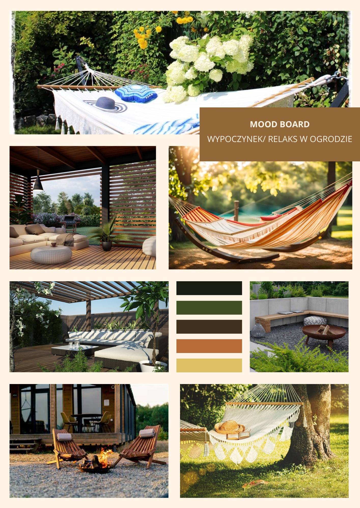 Przedstawienie strefy wypoczynkowej w koncepcji