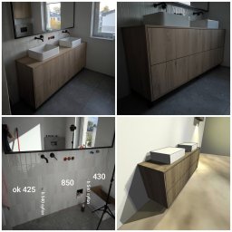 Szafka z szufladami na tipon 