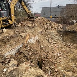 Rozbiórki budynków Brzyczyna 2