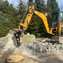 Rozbiórki budynków Brzyczyna 1