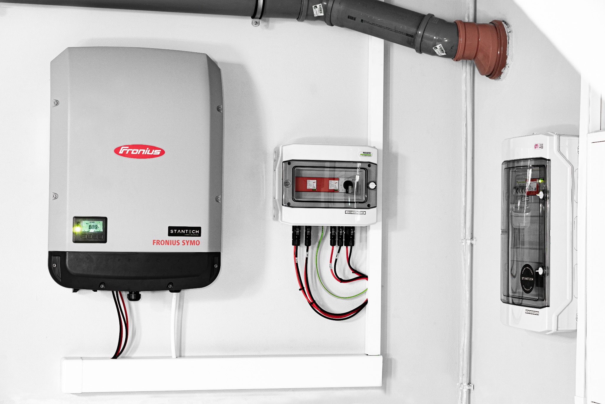 Instalacja fotowoltaiczna 10kW na falowniku sieciowym renomowanej firmy Fronius