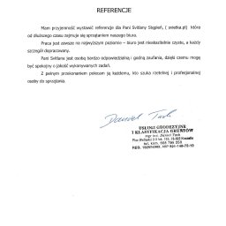 Referencje od Pana Daniela Tuska