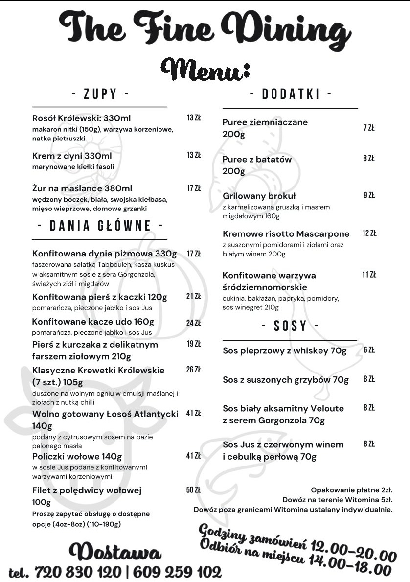 Aktualne Menu.