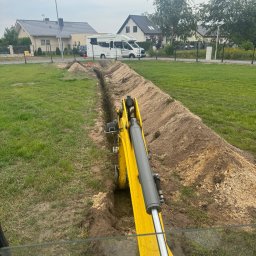 Wykopy pod przyłącza 