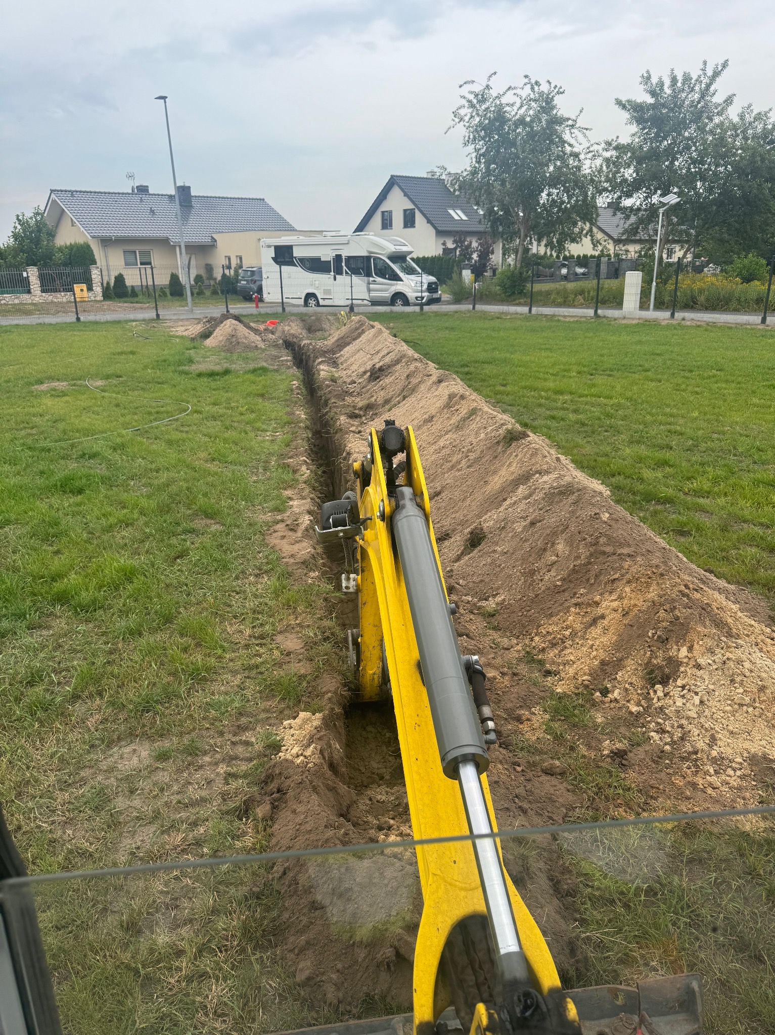 Wykopy pod przyłącza