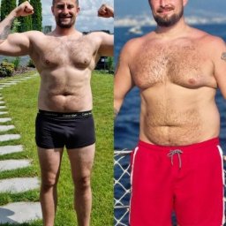 KAROL ŁAKOMIEC TRENER PERSONALNY - SZKOLENIA - Przykład metamorfozy