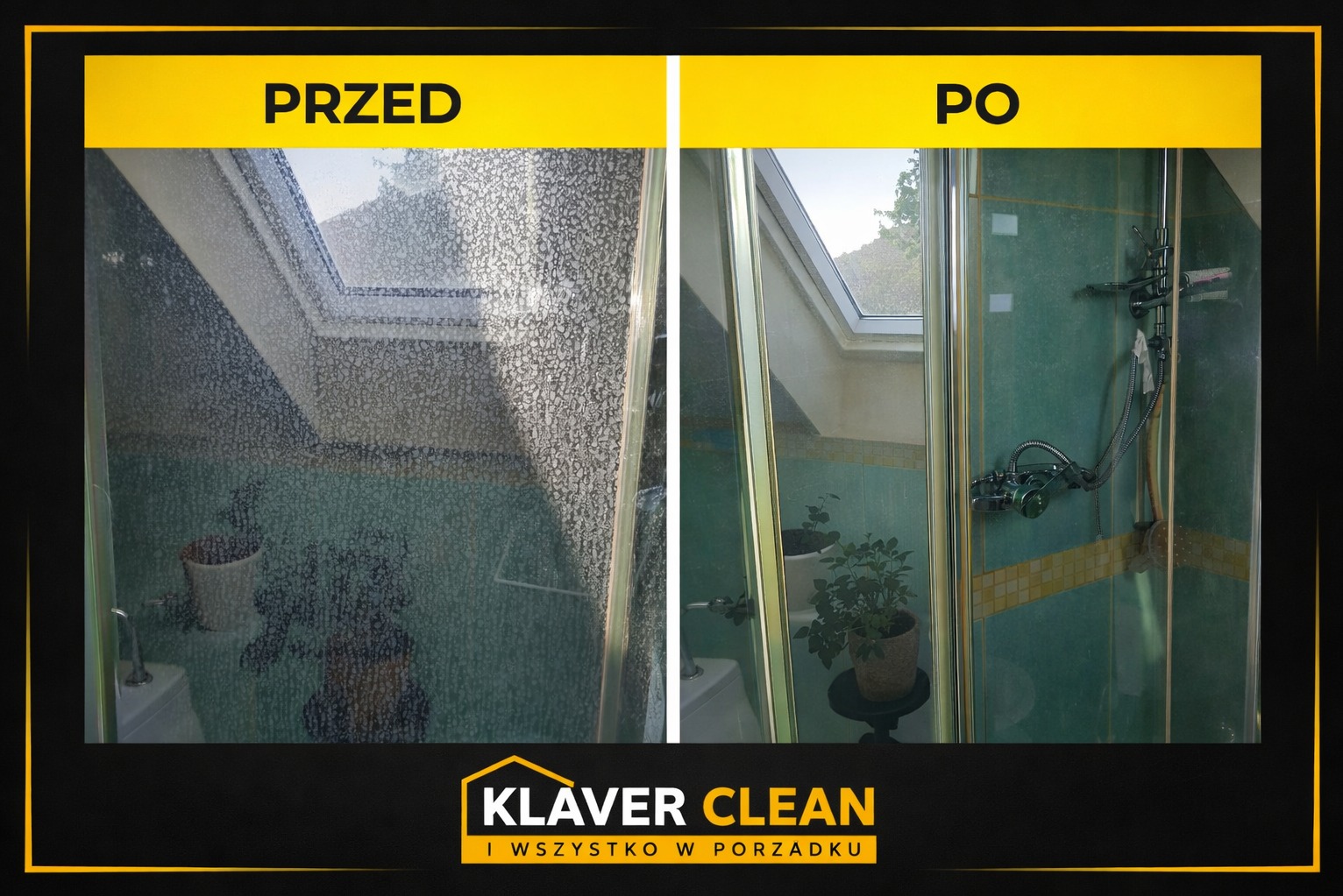 usuwanie kamienia z kabiny prysznicowej