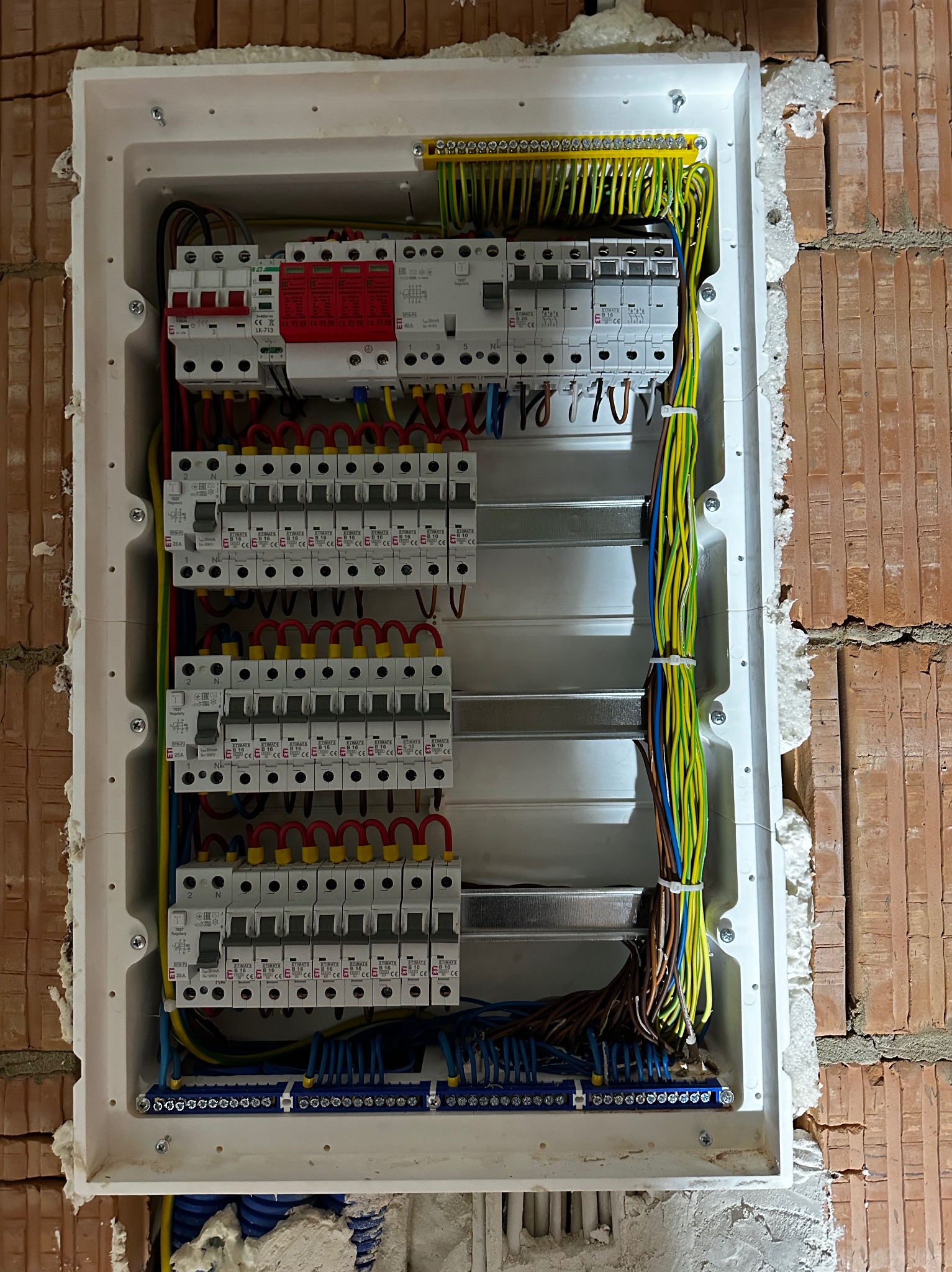 Domowa rozdzielnica elektryczna