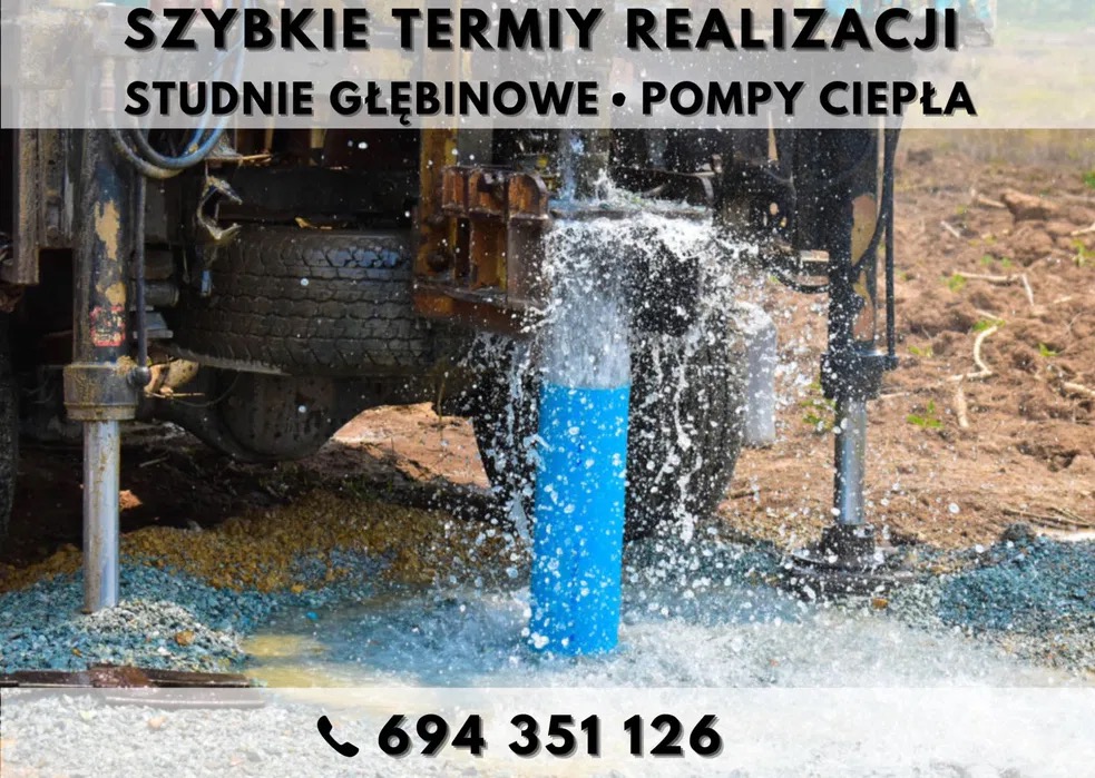 Studnie głębinowe, pompy ciepła