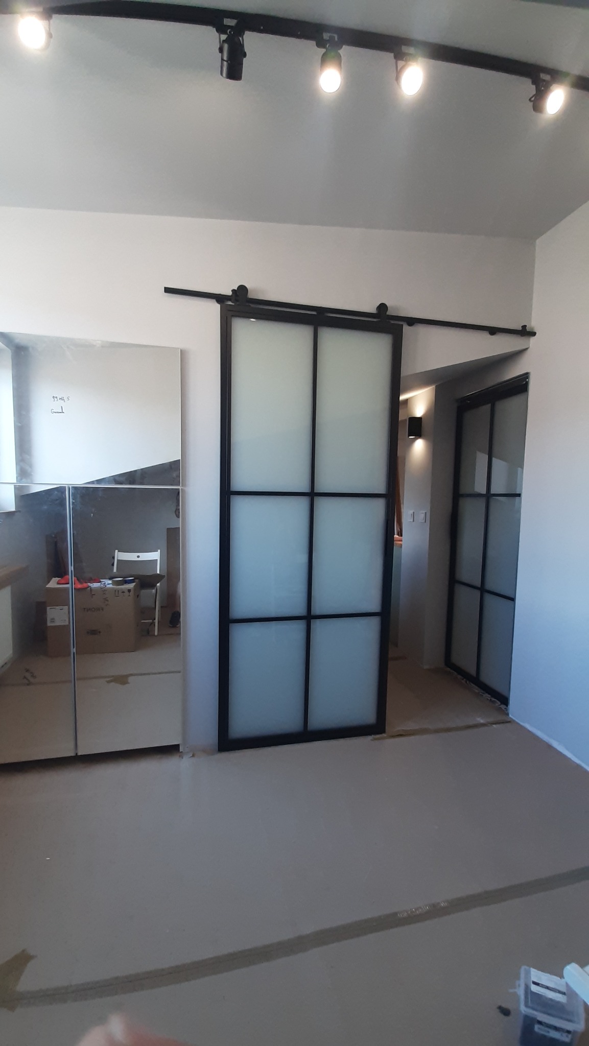 Drzwi loftowe konstrukcja metal szkło