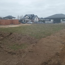 Teren przed i po równaniu 