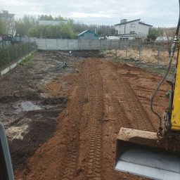 Niwelacja terenu Jordanów 1