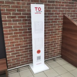 Wykonanie stojaków dla sieci Torimpex