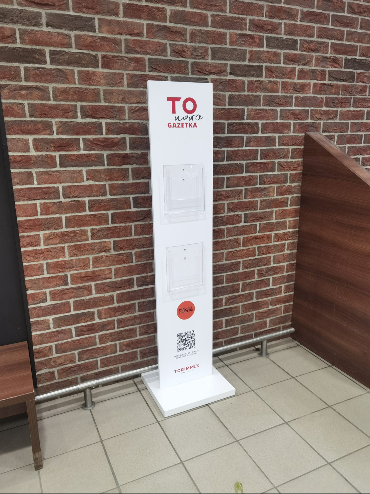 Wykonanie stojaków dla sieci Torimpex