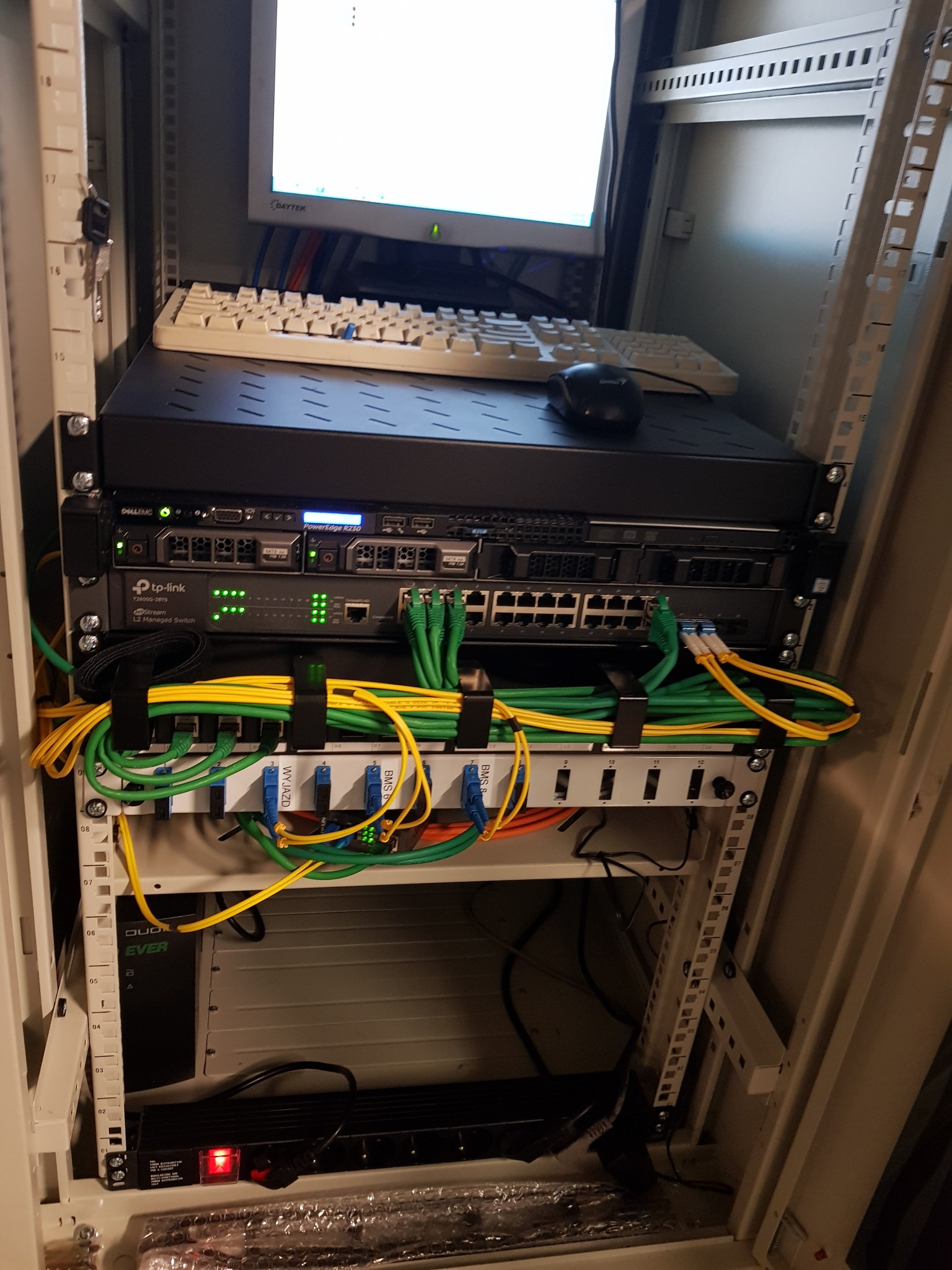 Mała instalacja serwerowa.