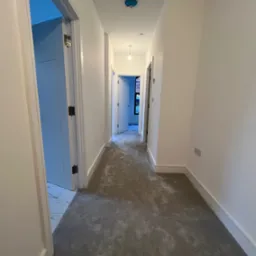 Przedpokój, malowanie listw przypodłogowych , ściany, drzwi , sufity pod klucz