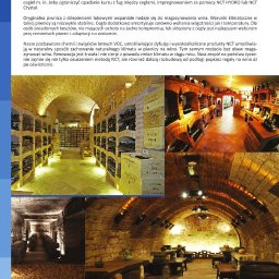 Renobau NCT Partners - Piwnica z łukowym sklepieniem po renowacji, regały wypełnione butelkami wina, drewniane skrzynie z rocznikami, oświetlenie punktowe, kamienna posadzka.