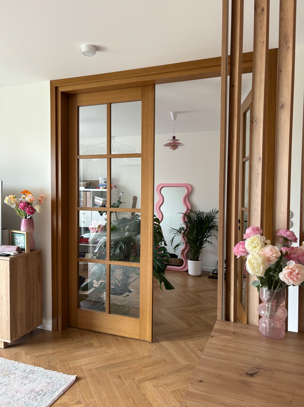 Drzwi wewnętrzne drewniane