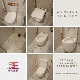 Express Serwis Radosław Kościelniak - Wymiana toalety to dla nas pikuś
