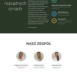 Digital Root - Zrzut ekranu strony internetowej salonu urody Zmalowana z Siemianowic Śląskich, prezentujący logo, menu nawigacyjne, ofertę usług (paznokcie, fryzjerstwo, makijaż, rzęsy), informacje kontaktowe...