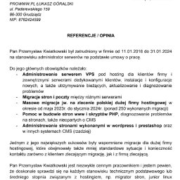 Tworzenie stron internetowych Myszków 1