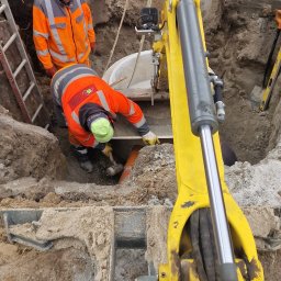 Przyłącze wod kan Śliwice 1