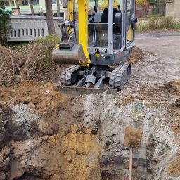 Przyłącze wod kan Śliwice 2