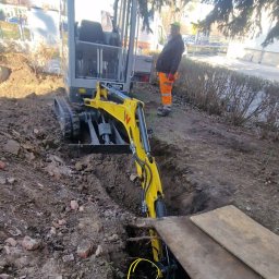 Przyłącze wod kan Śliwice 4