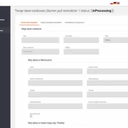 przykładowy widok interfejsu użytkownika