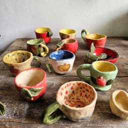 WARSZTATY CERAMICZNE: jabłkowe kubeczki