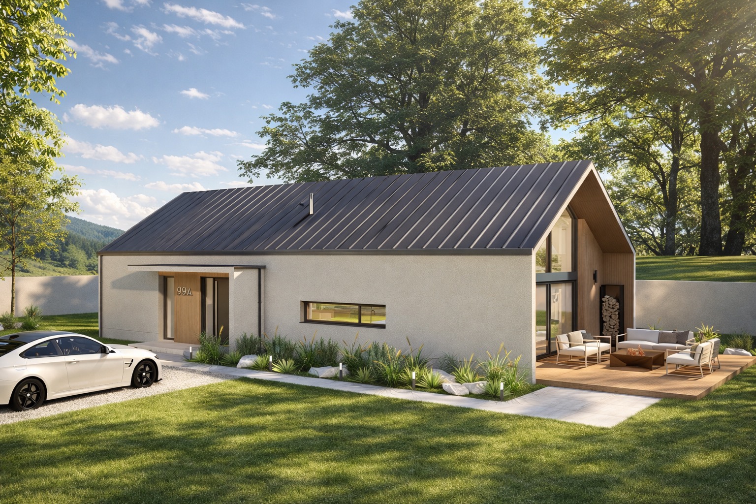 Zewnątrz domu YUVO 100