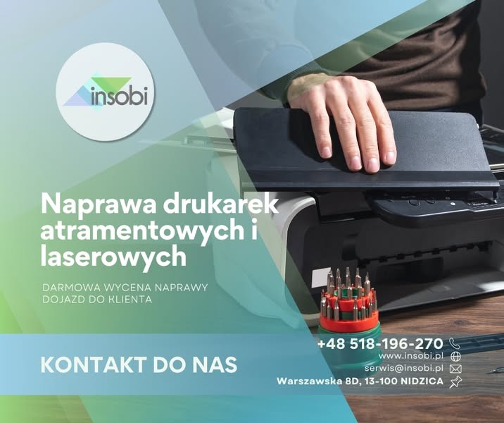 Naprawa drukarek atramentowych i laserowych.