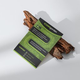 Ulotka dla firmy zajmującej się pielęgnacją trawników, cięciem drzew i krzewów oraz myciem kostki brukowej. W ramach tego samego zlecenia powstały również wizytówki, projekt grafiki na magnes oraz tła na FB.