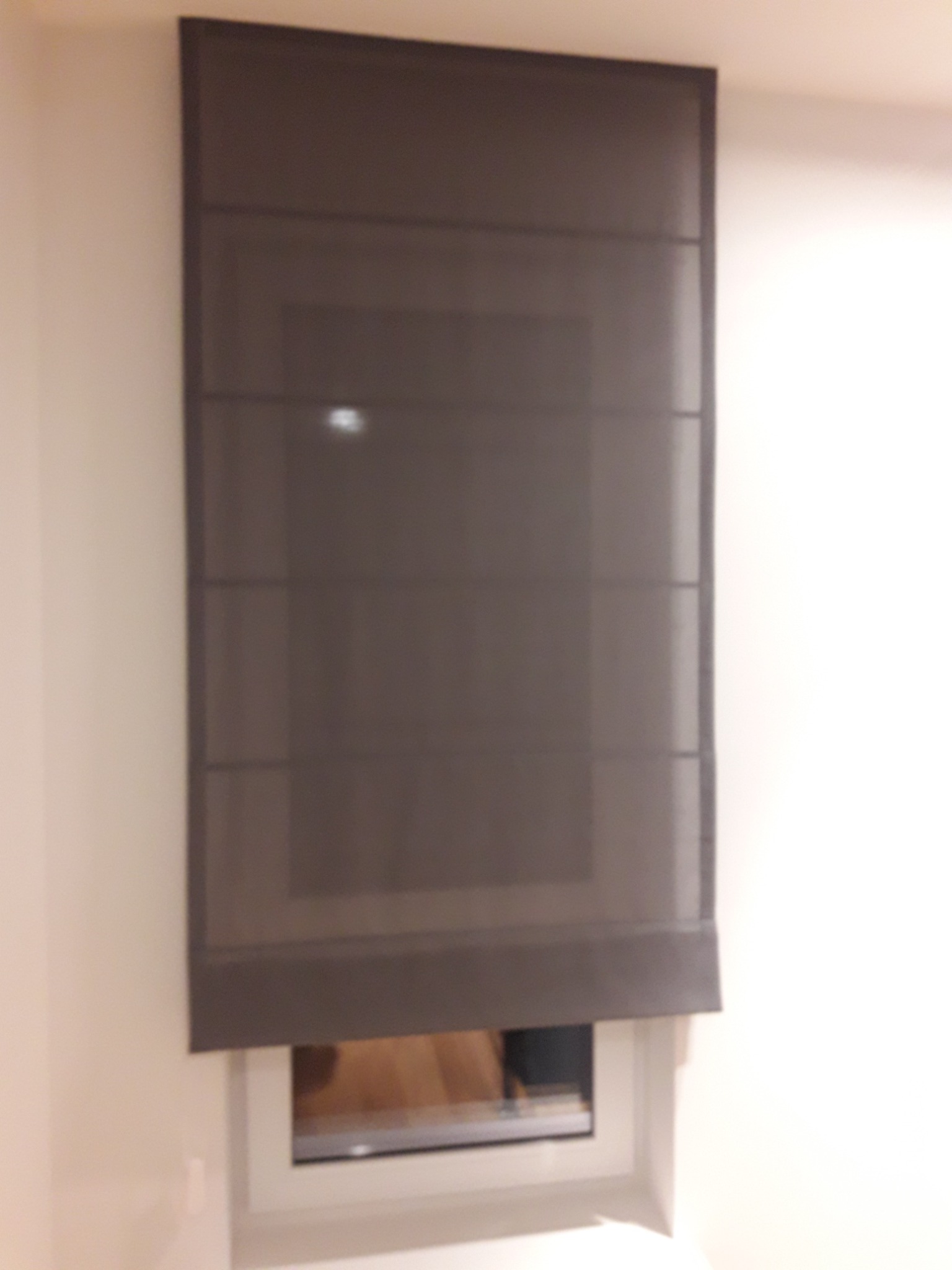 Roleta rzymska transparentna