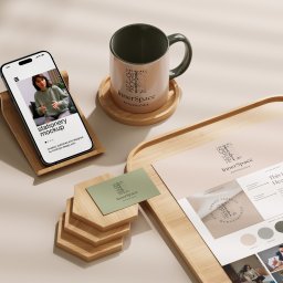 EYECATCH Aleksandra Maksalon - identyfikacja wizualna Inner Space