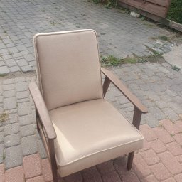 Renowacja fotelu prl typu lisek