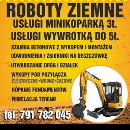 Roboty Ziemne Usługi Minikoparką - Drenaż Opaskowy Radom