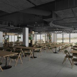 Restauracja Kraków Tichnera wizualizacja / realizacja