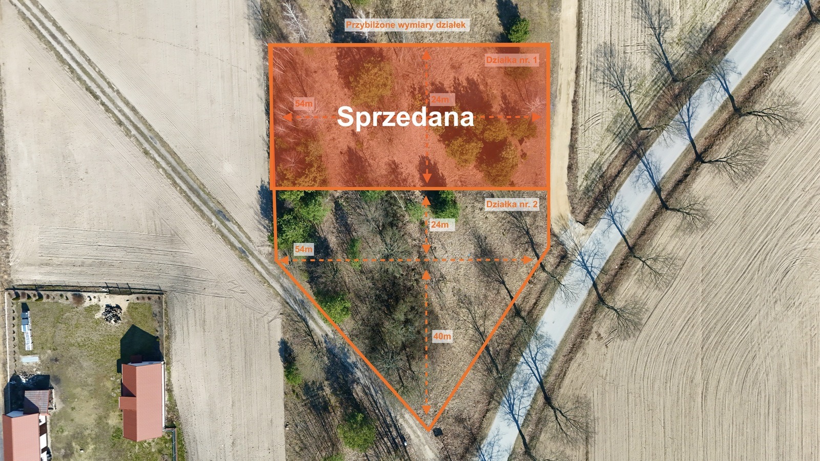 Aktualnie w mojej ofercie: działka budowlana w powiecie pułtuskim. 1605 m kw.