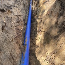 JAKOP Budownictwo ziemne i kubaturowe JAKUB DUCZMIŃSKI - Wodociąg fi 160