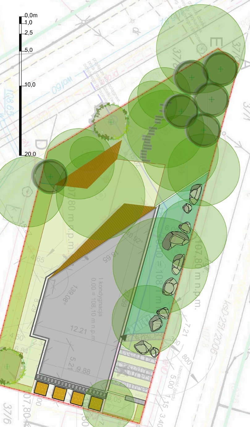 Koncepcja projektowa ogrodu, Żółwin