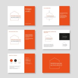 Agencja Interaktywna Digitly - Księga znaku firmy przeprowadzkowej prezentująca logo, typografię i kolorystykę marki w różnych wariantach.