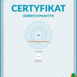 Certyfikat dobrych praktyk;