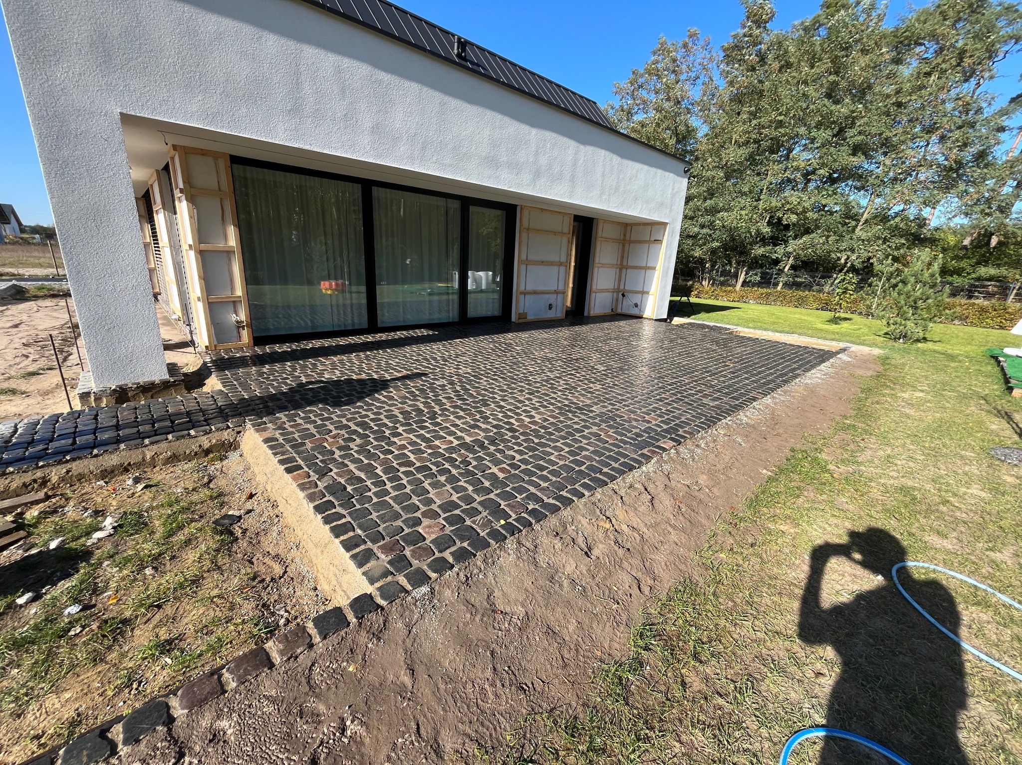 Taras z kamienia naturalnego z rozbiórki