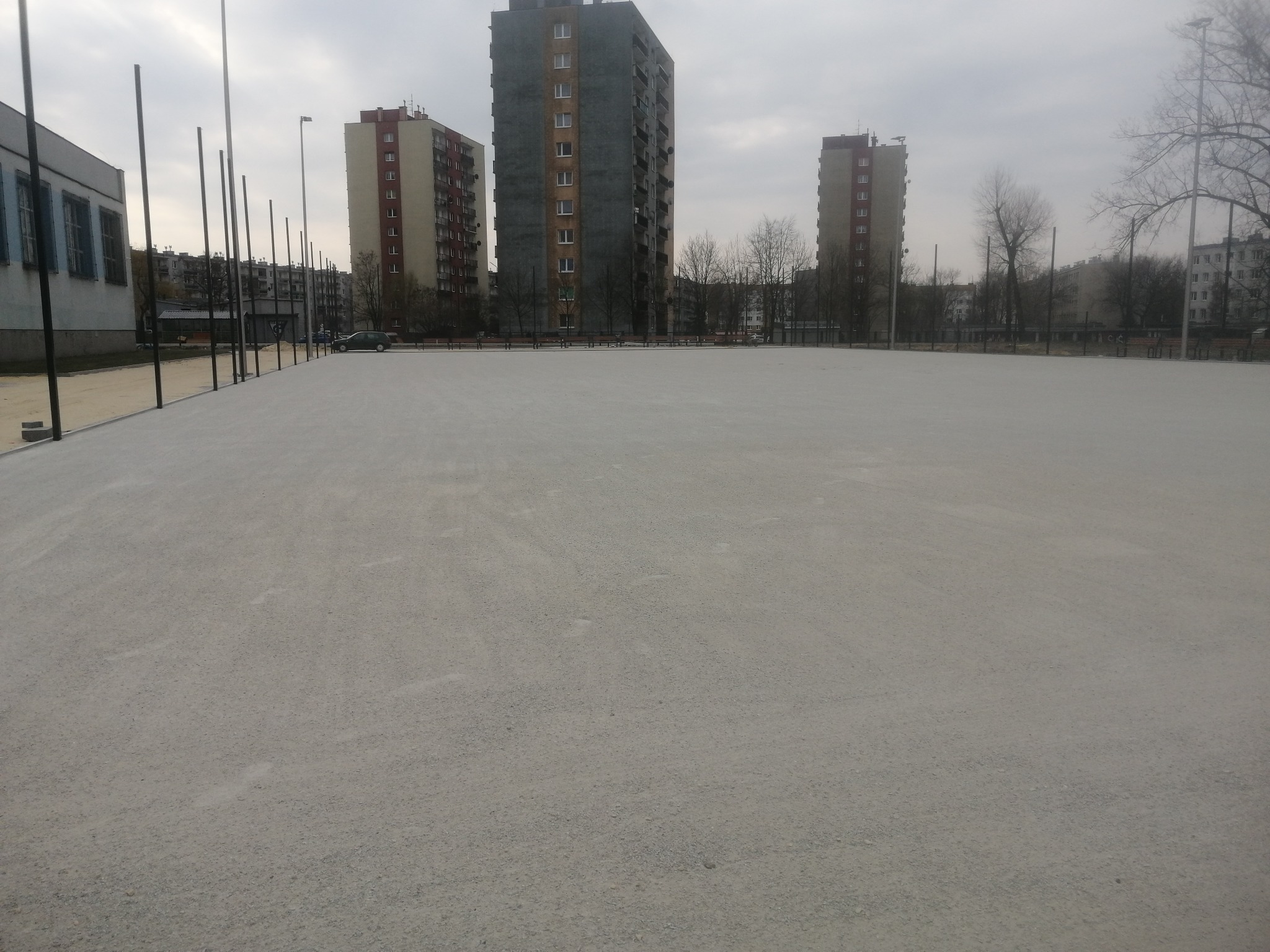 utwardzenie terenu boiska